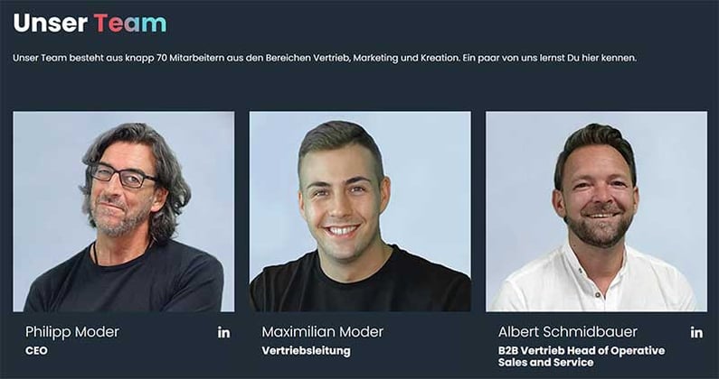 HubDB für Team bei Phocus DC